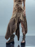 UpdateNN NORTH NODE Ethereal Threads Distressed Asymmetrical Layered Skirt