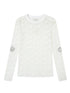Achihara Breton Chun Lace Long Sleeve Top