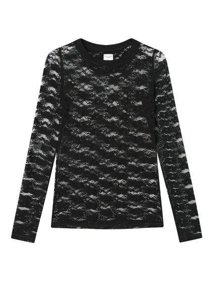 Breton Chun Lace Long Sleeve Top