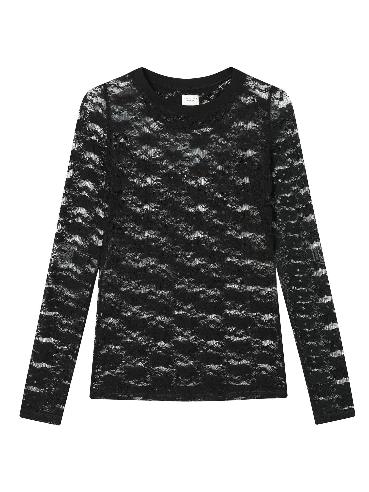 Achihara Breton Chun Lace Long Sleeve Top