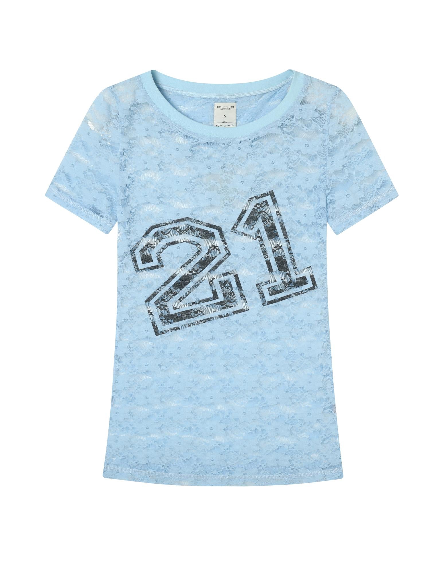 Achihara Breton Chun Lace Summer Tee