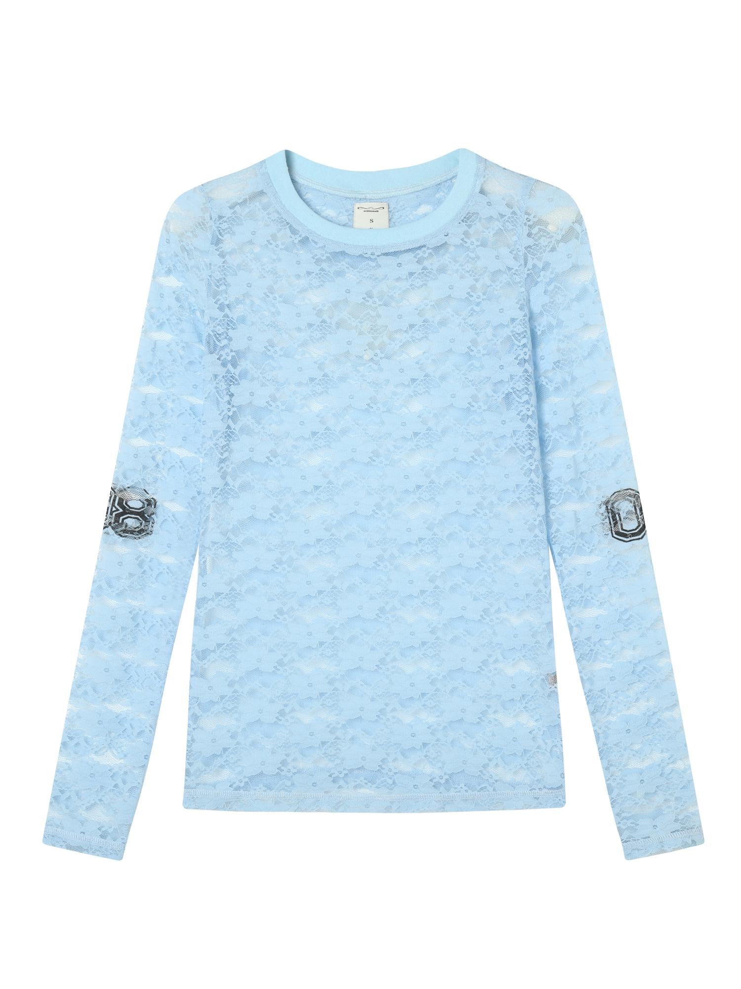 Achihara Breton Chun Lace Long Sleeve Top
