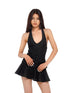 SweetChilling Chunky Knit Belted Necklace Dress