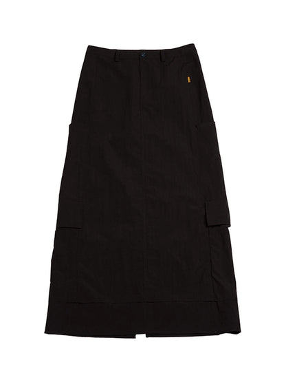 Parachute Pants with Adjustable Fit &amp; Fishtail Skirt Co-ord Set