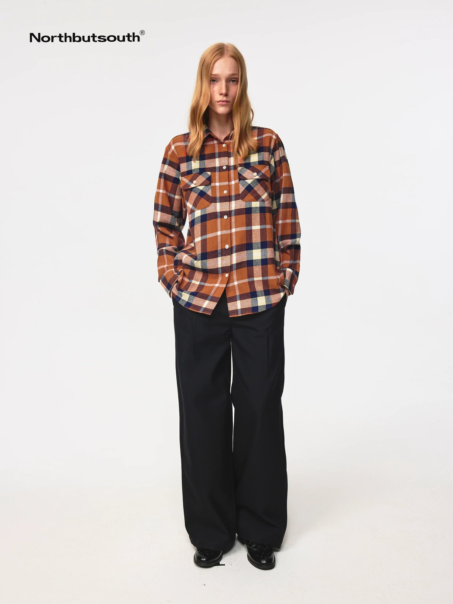 Classic Retro Checkered Loose Fit Hemp Shirt Jacket