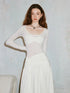 Classicalist Asymmetrical Pleated Maxi Dress