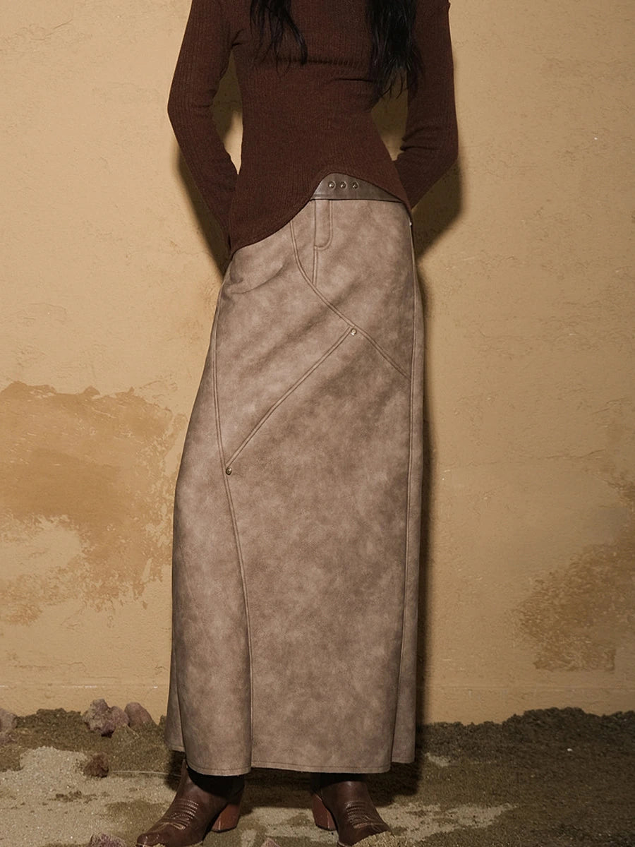 Astro Inspired Faux Fur Skirt