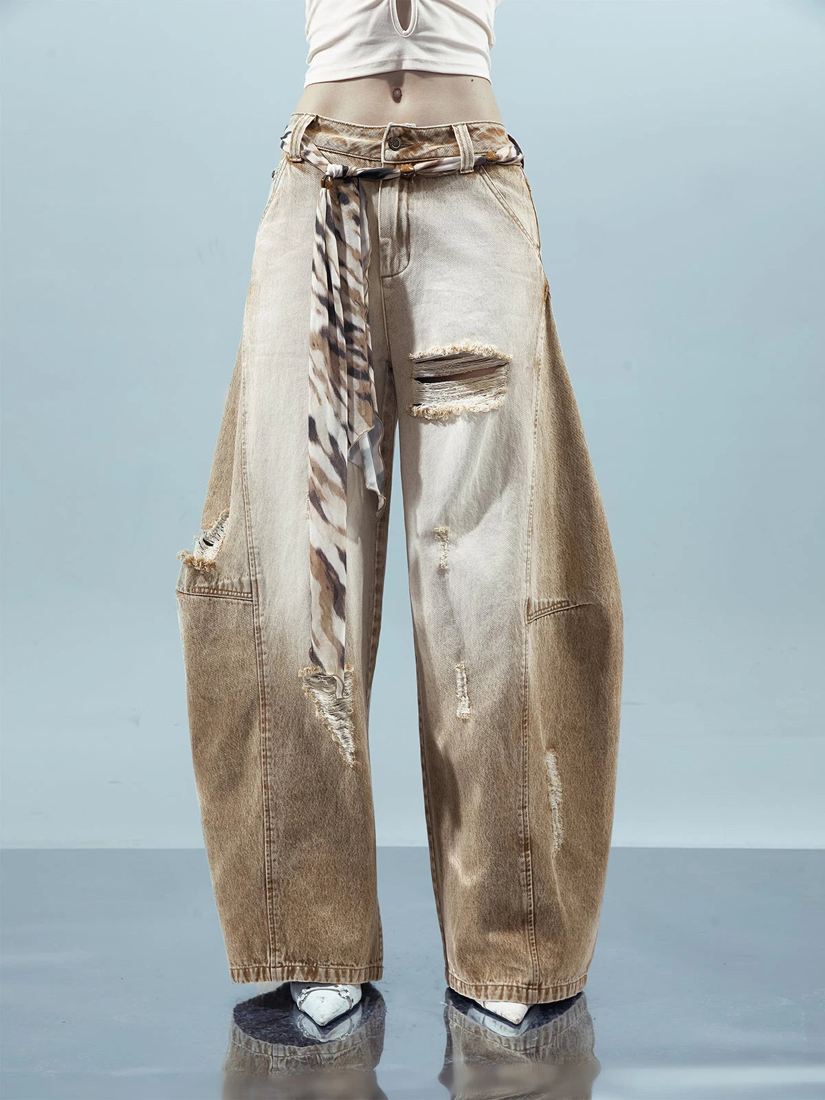 Piscean Loom Ethereal Threads Tapered Jeans