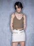 NN NORTH NODE Ember Glow Dawn Multi Color Patchwork Slip Top