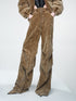 NN NORTH NODE Washed Cord Parachute Trousers With Dropped Crotch
