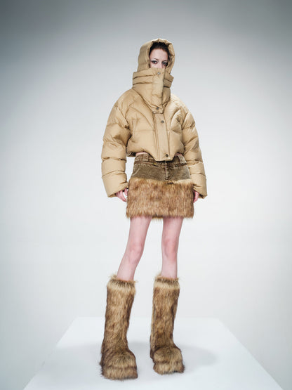 UpdateNN NORTH NODE Ultra Light Thickened Short Down Jacket With 90 Percent White Duck Feather
