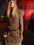 NN NORTH NODE Galaxy Mirror Hand Knitted Off Shoulder Sweater