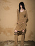 NN NORTH NODE Lost Oasis Waffle Knit Sweater Dress