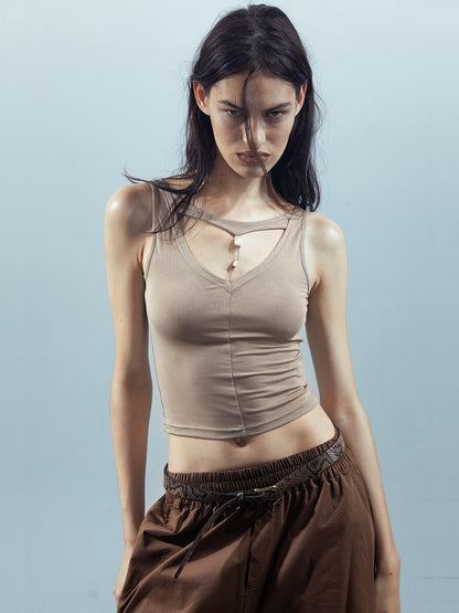 UpdateNN NORTH NODE Ethereal Modal Beaded Camisole For Summer