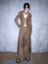 UpdateNN NORTH NODE Elastic Mesh Sheer Long Kimono With Adjustable Tie
