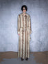UpdateNN NORTH NODE Snake Print Chiffon Shirt Dress Multi Way Wear