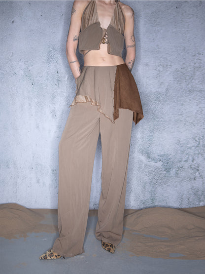 UpdateNN NORTH NODE Waltz Ribbon Wide Leg Culottes