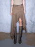 UpdateNN NORTH NODE Nomadic Mesh Patchwork Hemline Asymmetrical Skirt