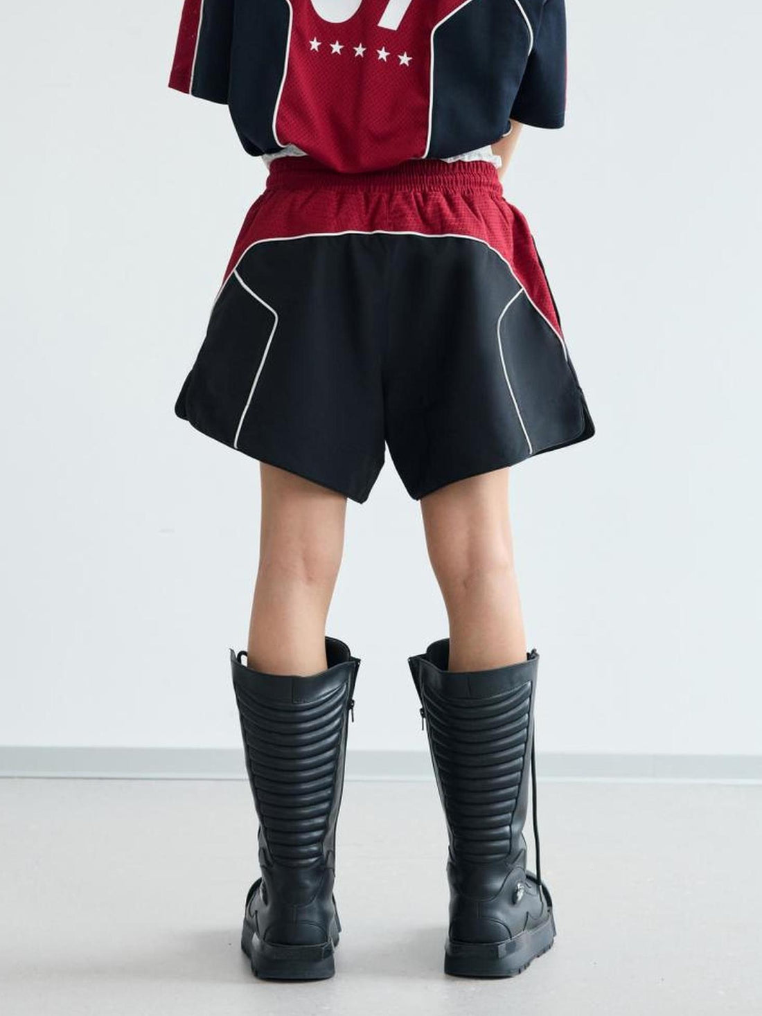 Peoplesense Colorblock Retro Quick Dry Ultra Shorts Loose Fit
