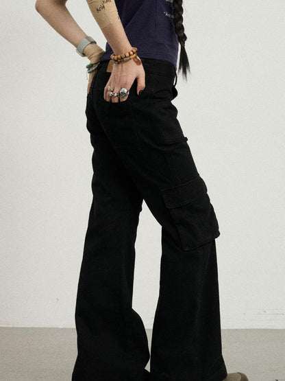 Achihara Coo Coo Pants Cargo Wide Leg Trousers
