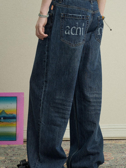 Achihara Cotton Lychee Soda Jeans For Women