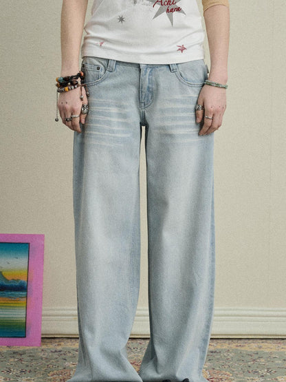 Achihara Cotton Lychee Soda Jeans For Women