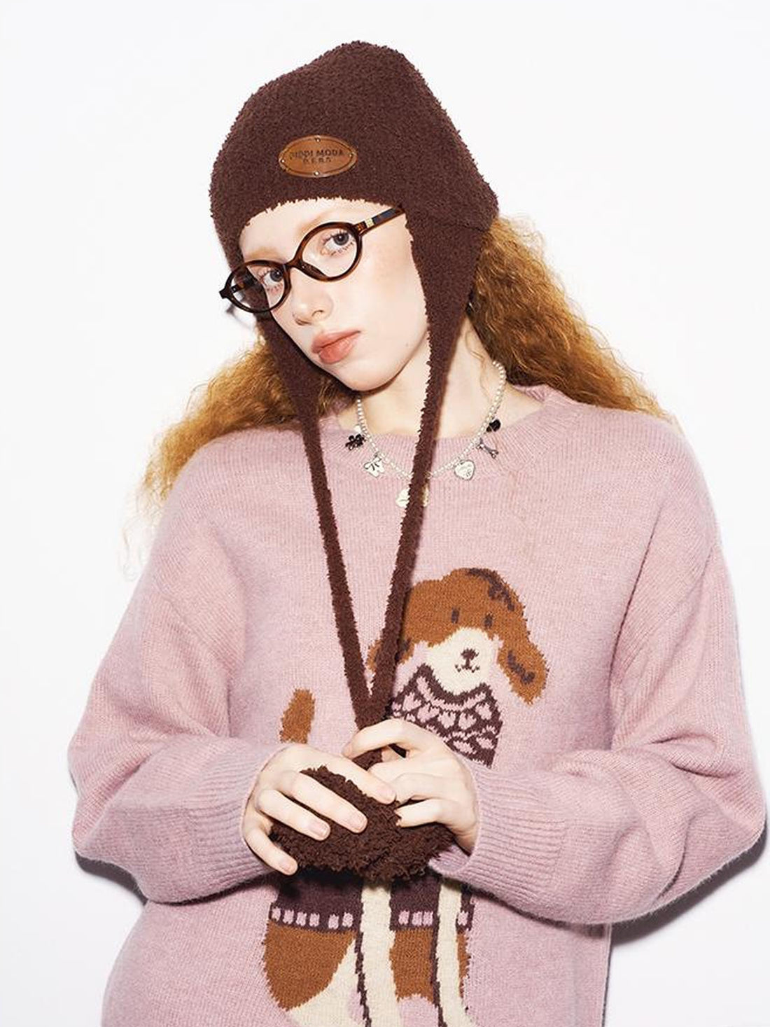 DIDDI MODA Cozy Loop Fur Pom Pom Beanie 3 Colors
