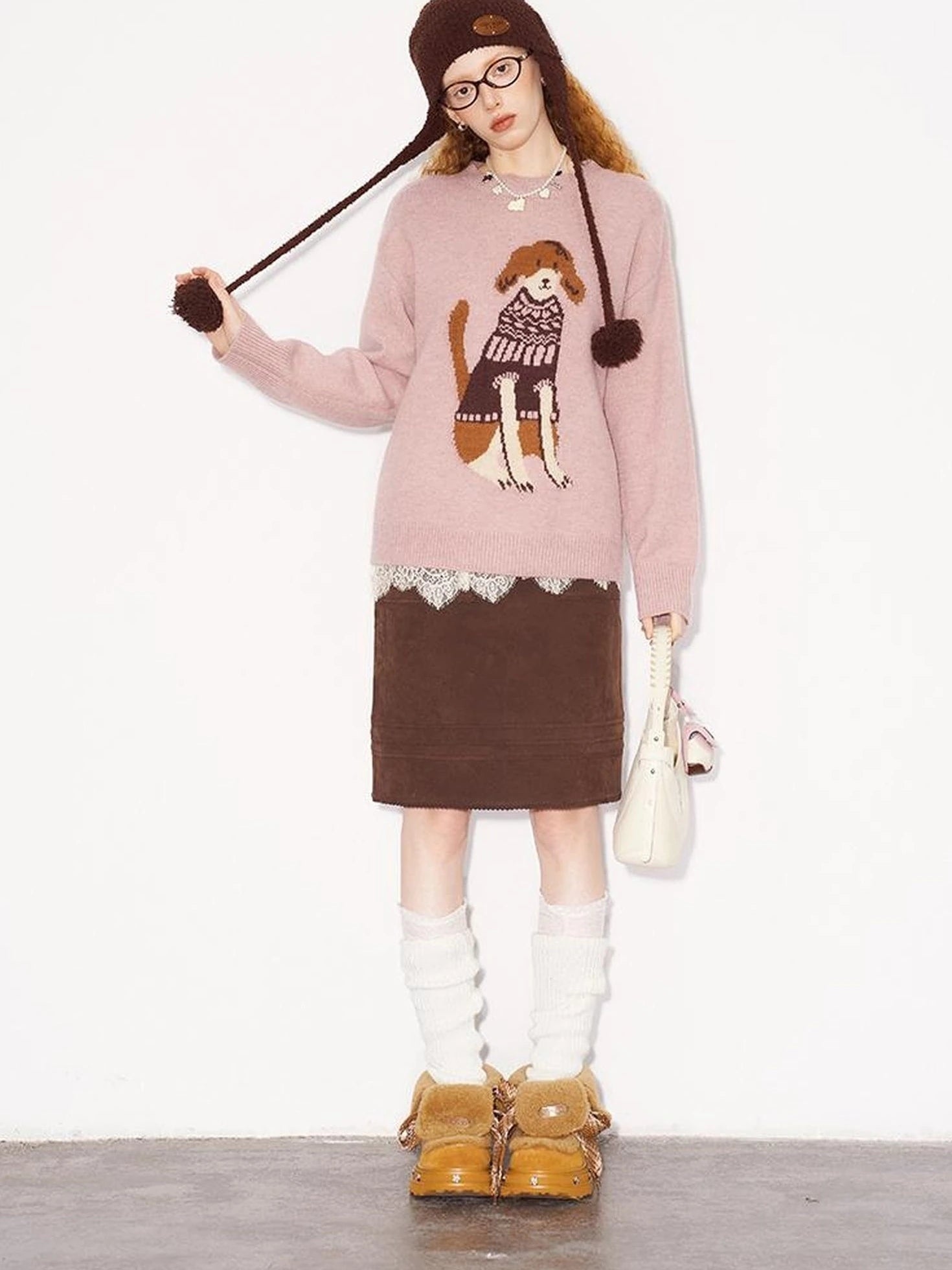 Cozy Loop Fur Pom Pom Beanie 3 Colors