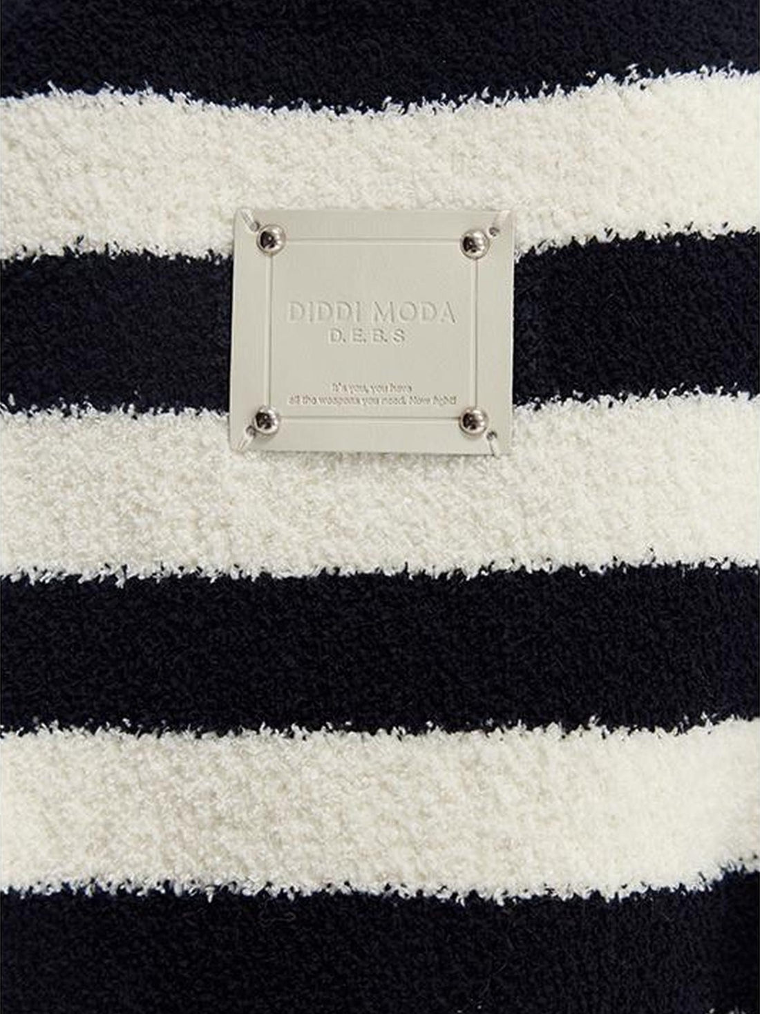 DIDDI MODA Cozy Loop Knit Stripe Sweater