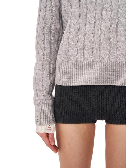 SweetChilling Cozy Minimalist Knit Shorts For Fall Winter Outfits