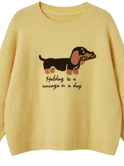 DIDDI MODA Cozydachshund Knit Sweater