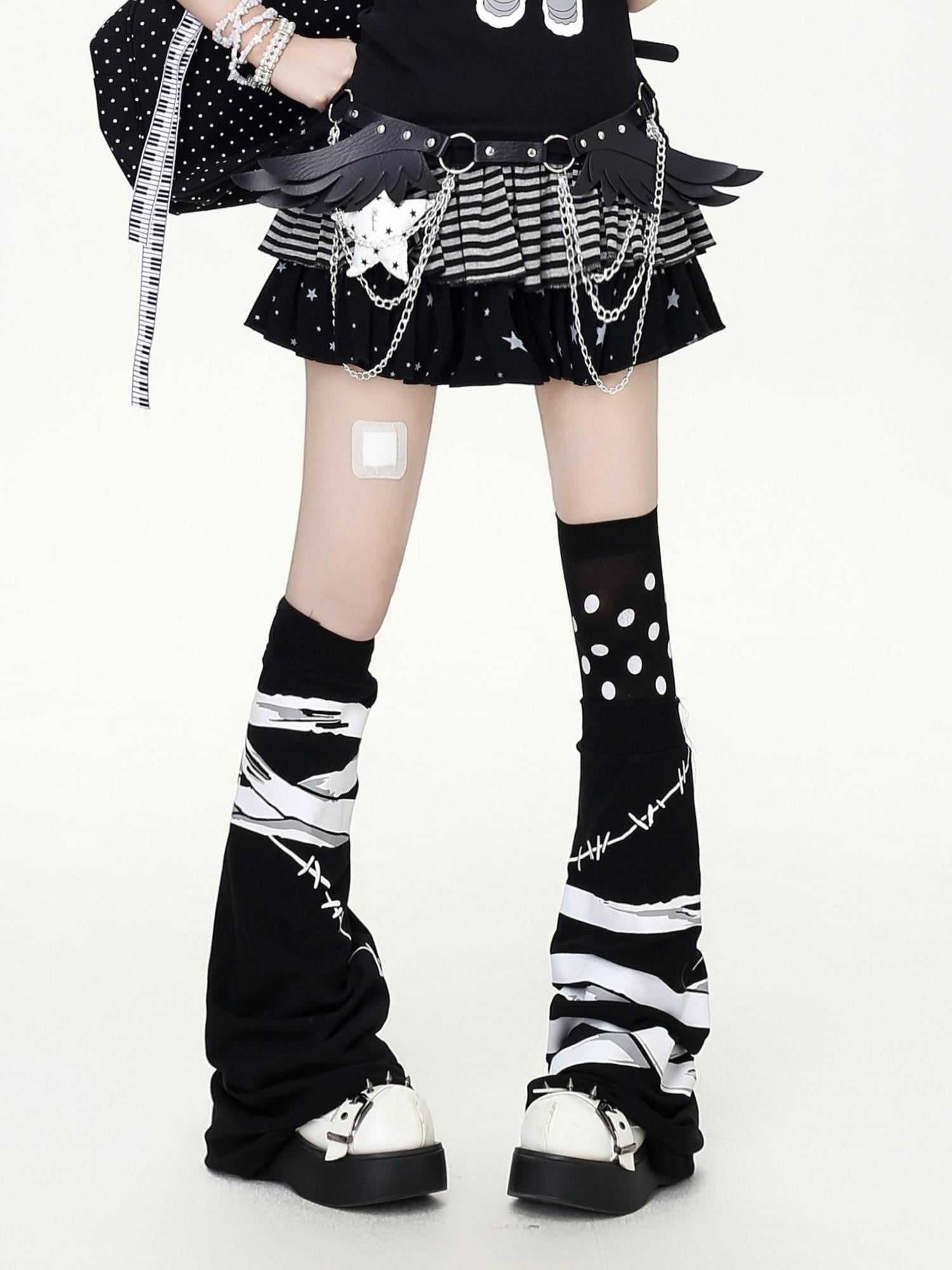 Crazy Girl Angel Wing Y2k Waist Chain Subculture Sweet Cool Hot Girl Women&