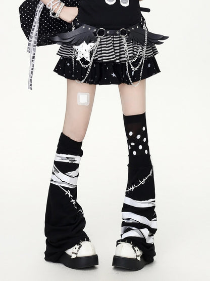 Crazy Girl Angel Wing Y2k Waist Chain Subculture Sweet Cool Hot Girl Women&