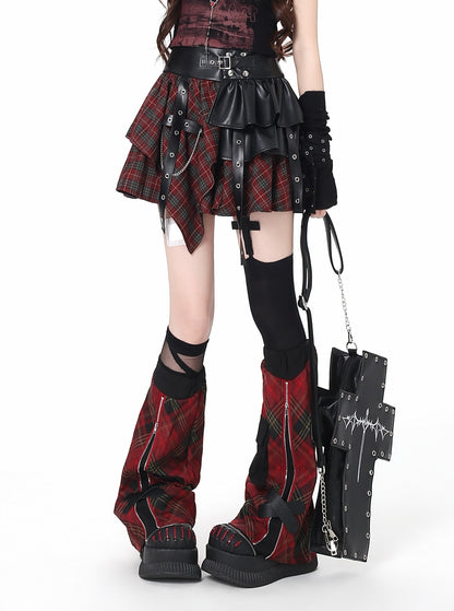 Crazy_Girl_Asymmetrical_Patchwork_Irregular_High_Waist_Slim_Women&