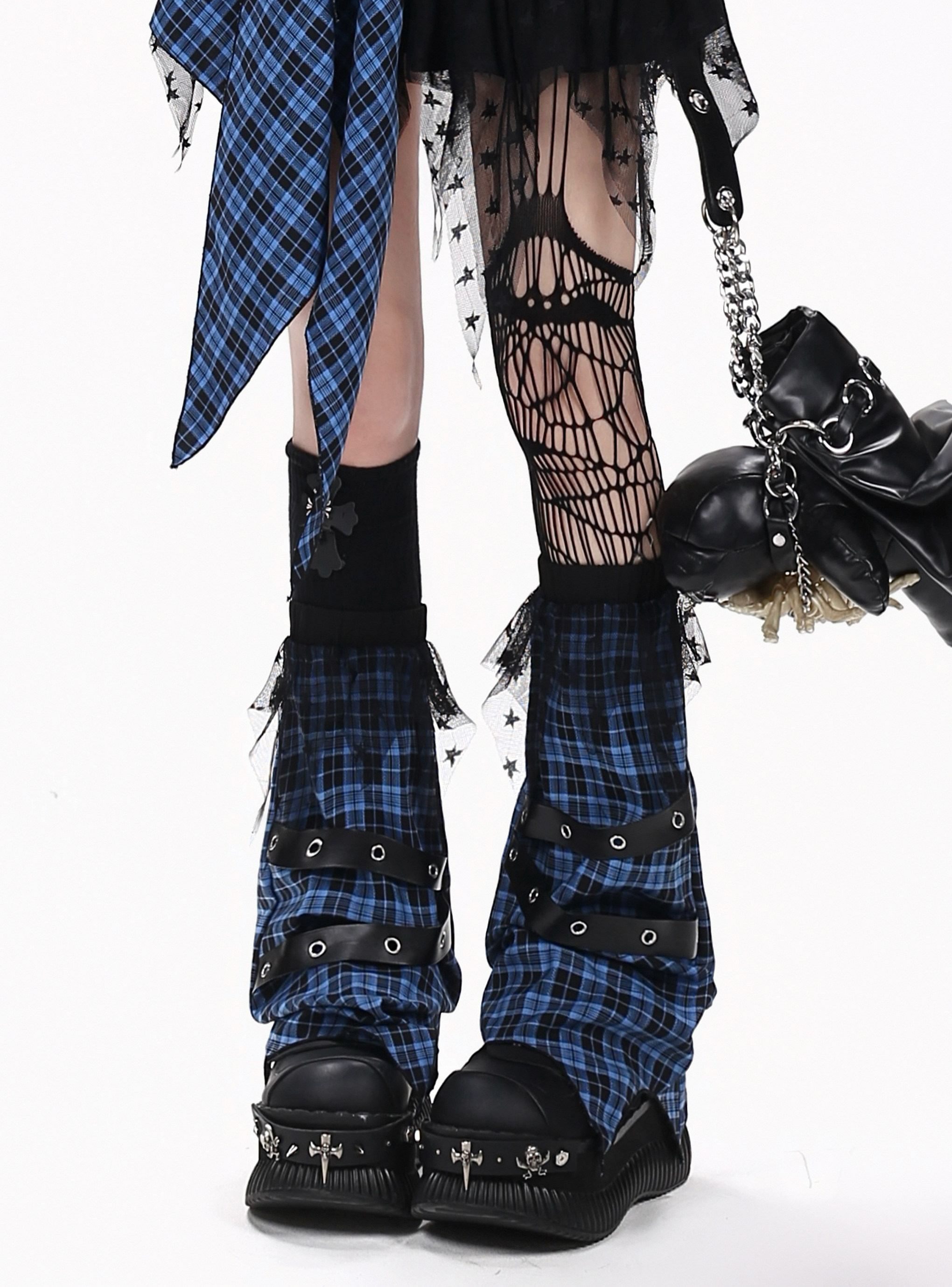 Crazy_Girl_Belt_Plaid_Lace_Spliced_Punk_Women&