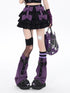 Crazy_Girl_Black_Purple_Ruffled_Bow_Puff_Women&
