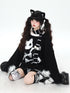 Crazy_Girl_Black_White_Kitten_Oversized_Round_Neck_Women&