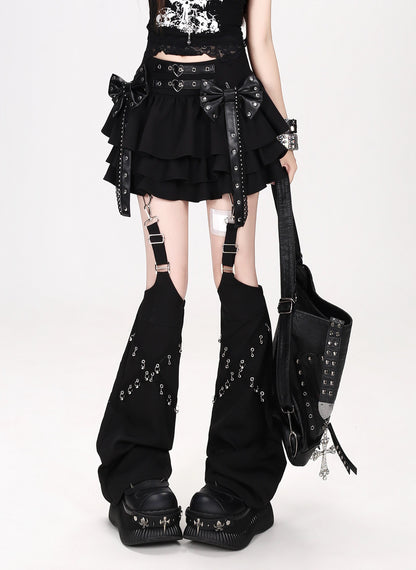 Crazy_Girl_Bow_Heavy_Embellished_Punk_High_Waist_Women&