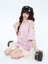 Crazy_Girl_Bow_Knot_Loose_Fit_Short_Sleeve_Women&