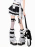 Crazy_Girl_Bow_Tie_Lace_Up_Ruffled_High_Waist_Women&