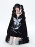 Crazy_Girl_Butterfly_Bow_V-neck_Hooded_Lantern_Sleeve_Loose_Women&
