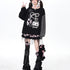 Crazy_Girl_Cat_Cherry_Printed_Striped_Loose_Drop_Shoulder_Women&