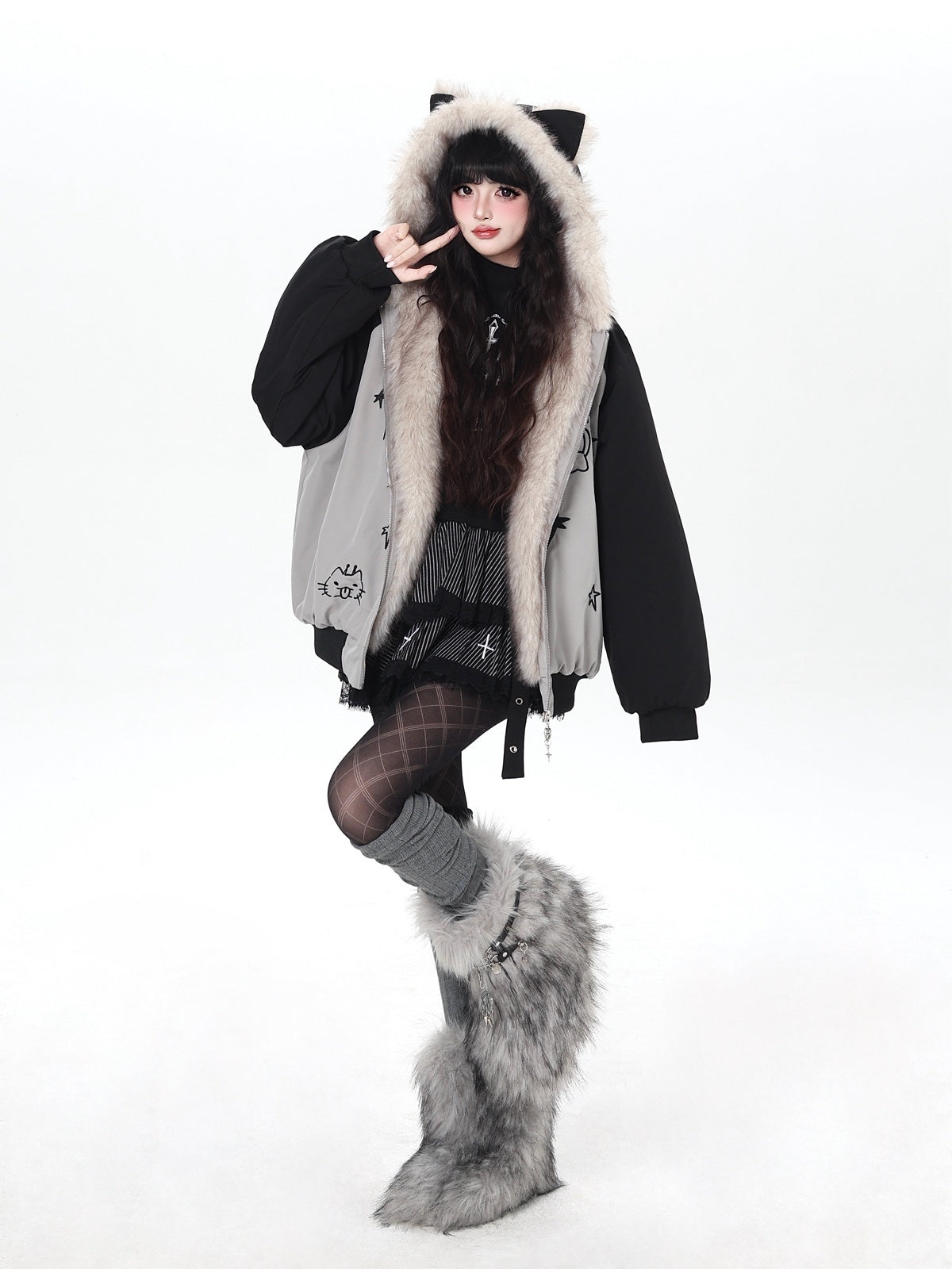 Crazy_Girl_Cat_Ear_Hood_Cat_Embroidery_Women&