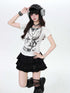 Crazy_Girl_Chain_Print_Striped_Plaid_Letter_Faux_Layered_Halter_Women&