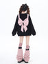 Crazy_Girl_Cherry_Blossom_Bow_Loose_Fit_Mid_Length_Women&