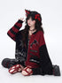 Crazy_Girl_Colorblock_Gothic_Stripe_Zip_V-neck_Women&
