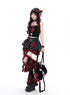 Crazy_Girl_Dark_Asymmetric_Zipper_High_Waist_Women&