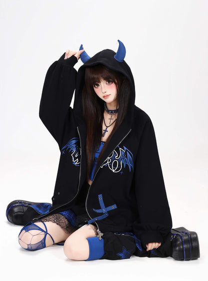 Crazy_Girl_Dark_Demon_Horn_Gothic_Webbing_Hooded_Loose_Women&