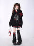 Crazy_Girl_Dark_Star_Knitted_V-neck_Loose_Mid_Length_Women&