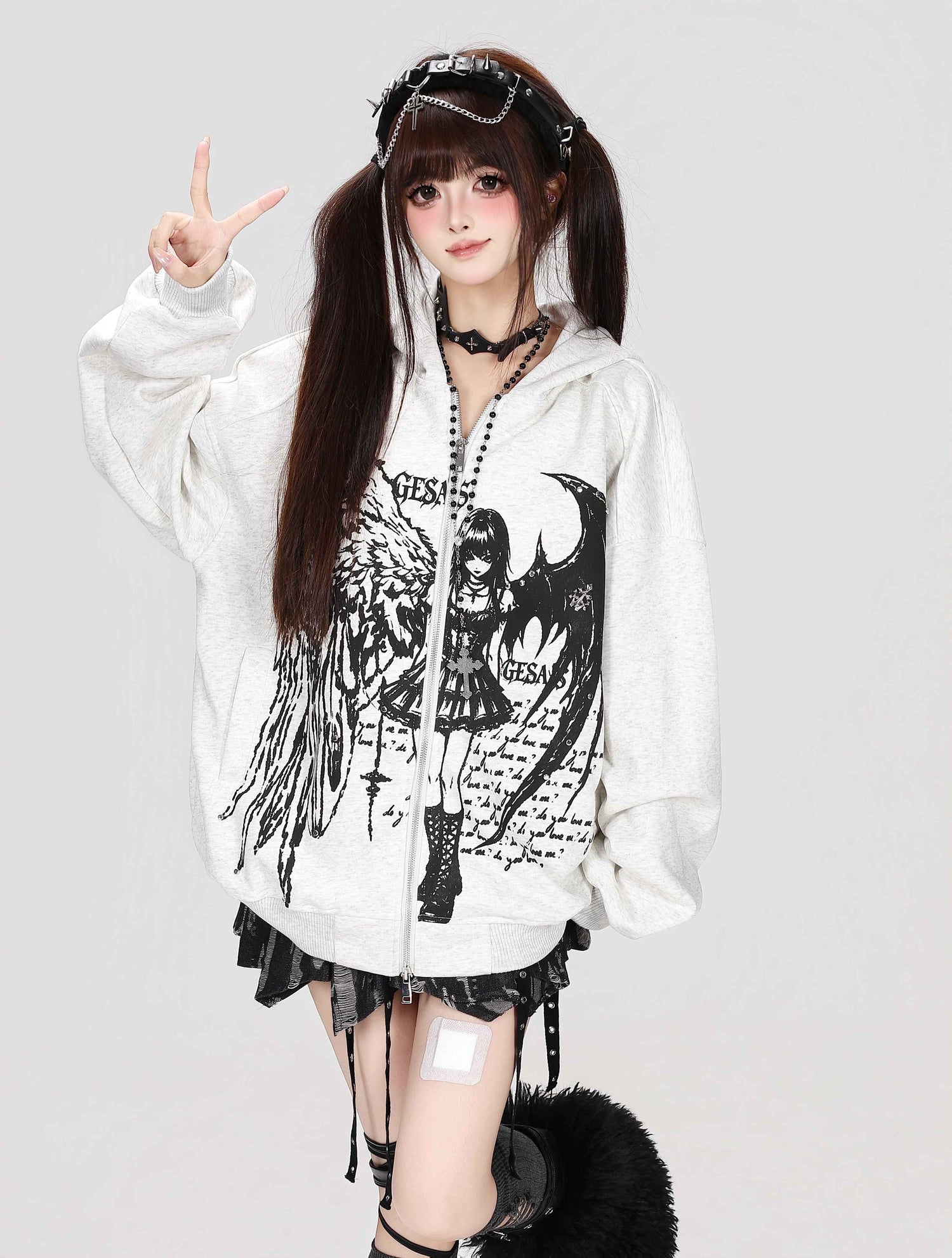 Crazy_Girl_Devil_Angel_Stripe_Vintage_Washed_Distressed_Street_Women&